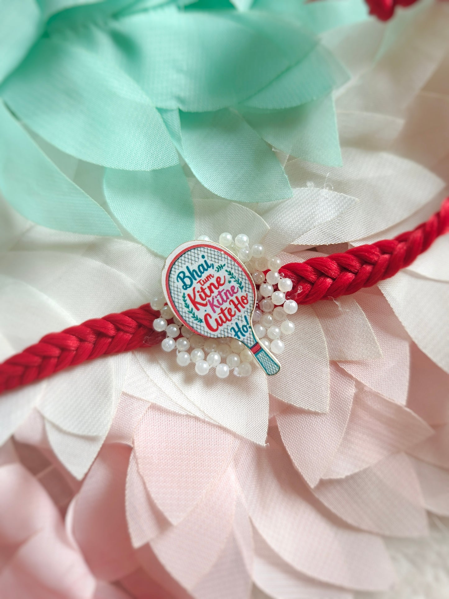 Bhai Tum Kitne Cute Ho Badminton Rakhi