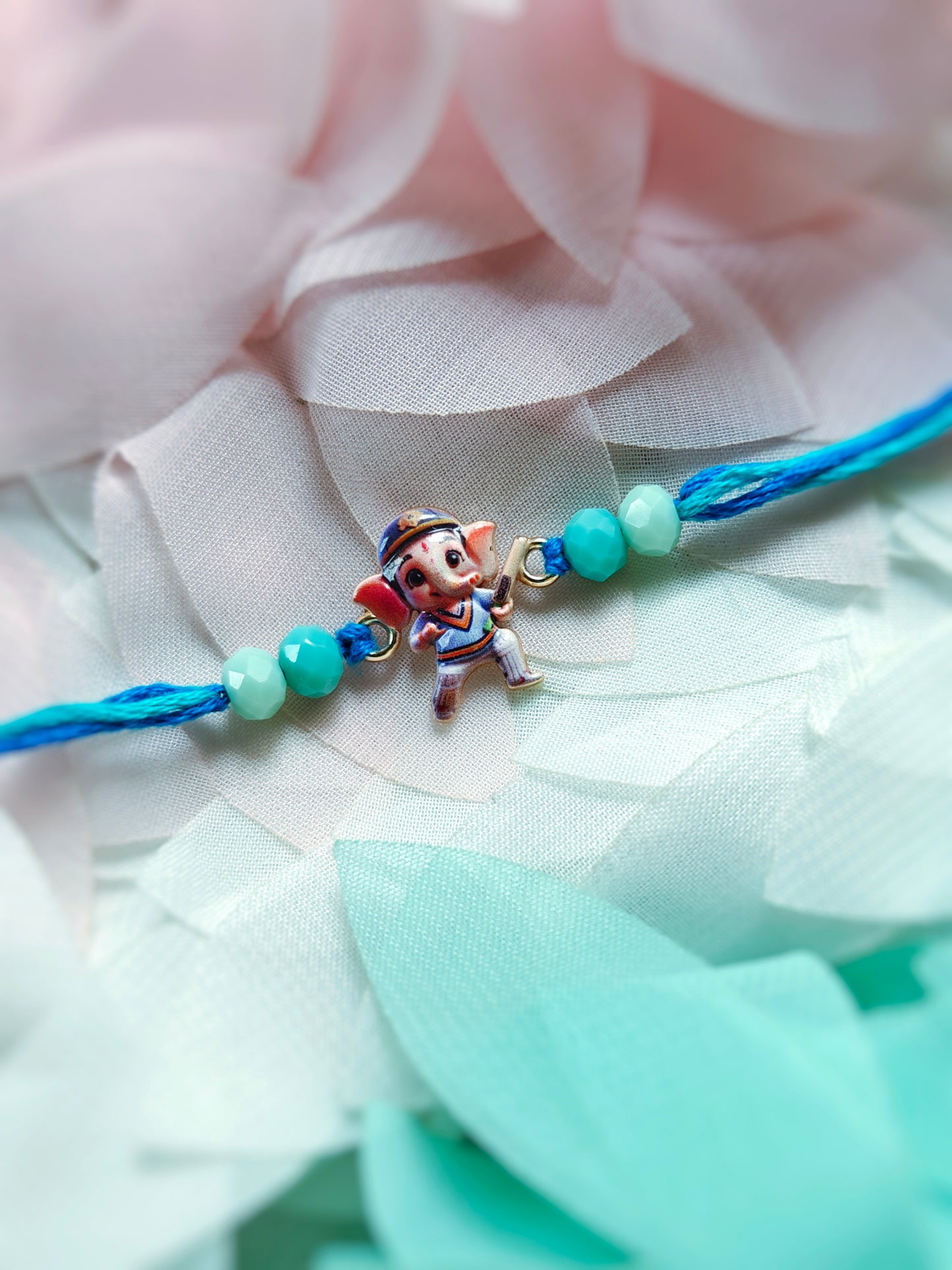 Cricket Ganesha Kids Rakhi
