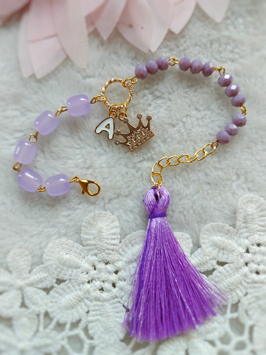 Initial Charm Bracelet Rakhi