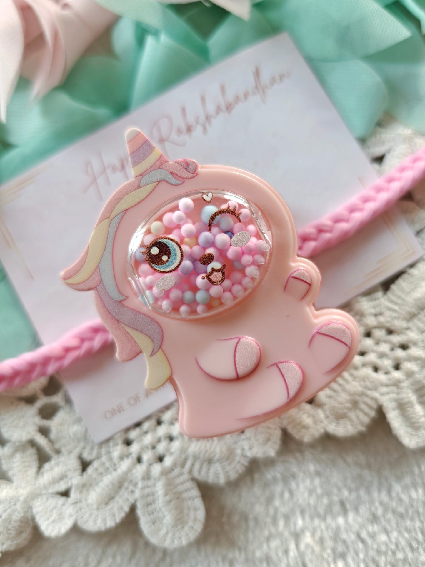 Unicorn Sharpener Kids Rakhi