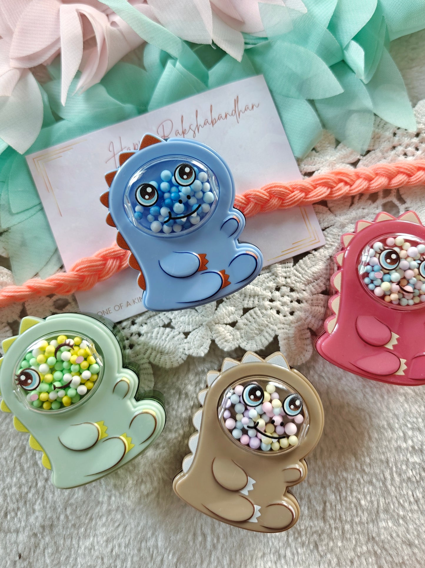 Dino Sharpener Kids Rakhi