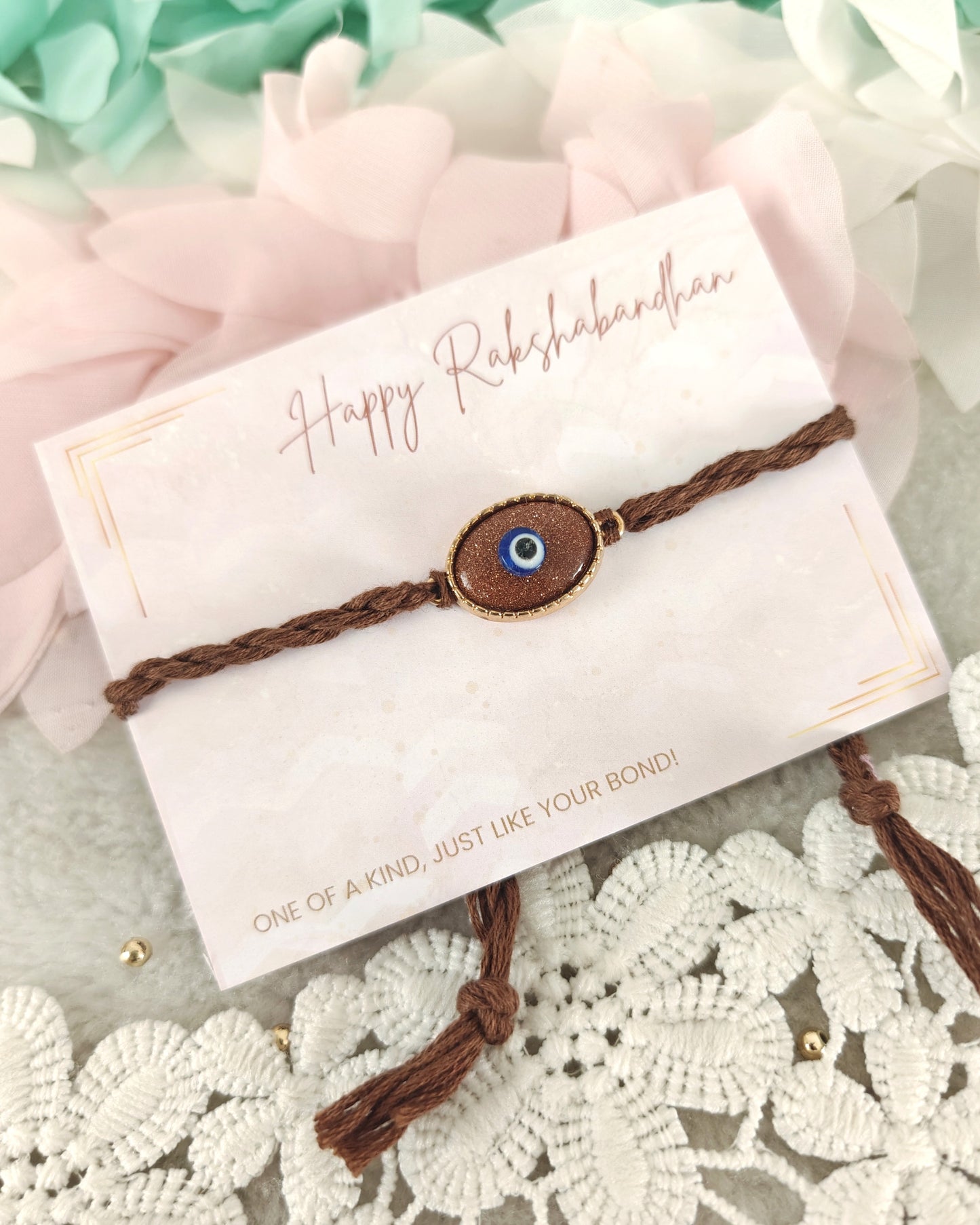 Evil Eye Oval Rakhi