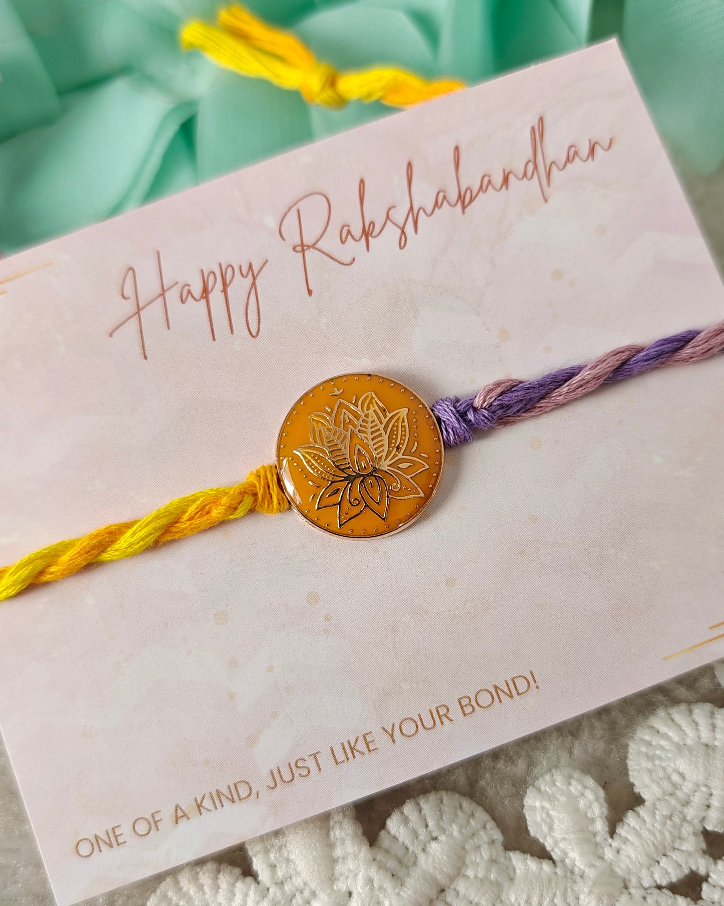Sacred Lotus Rakhi