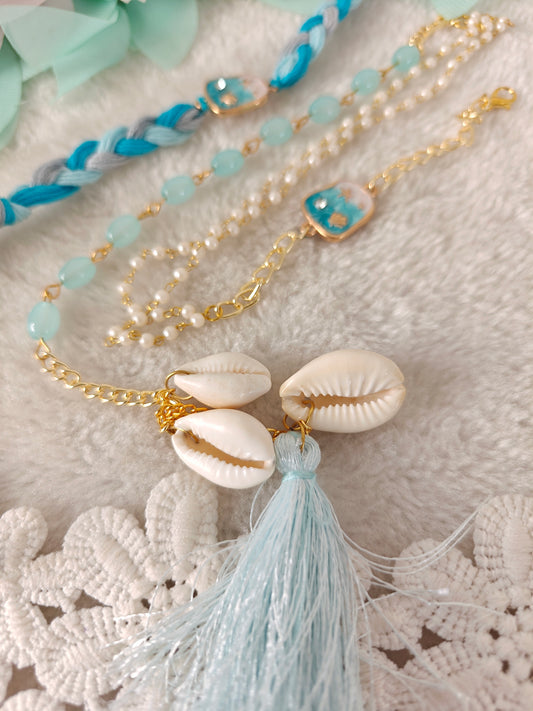 Coastal Charm Rakhi Bracelet Set