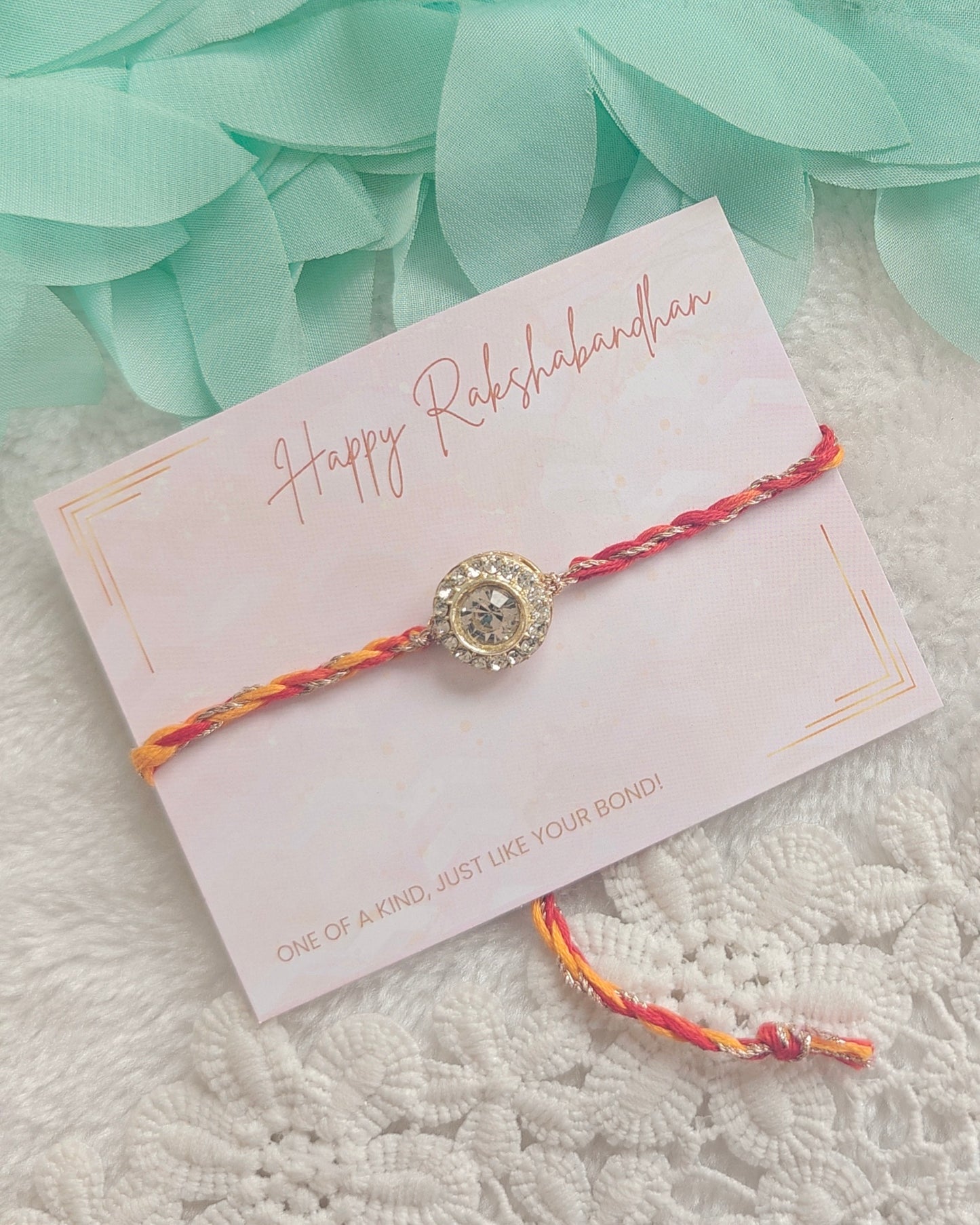 Crystal Halo Rakhi