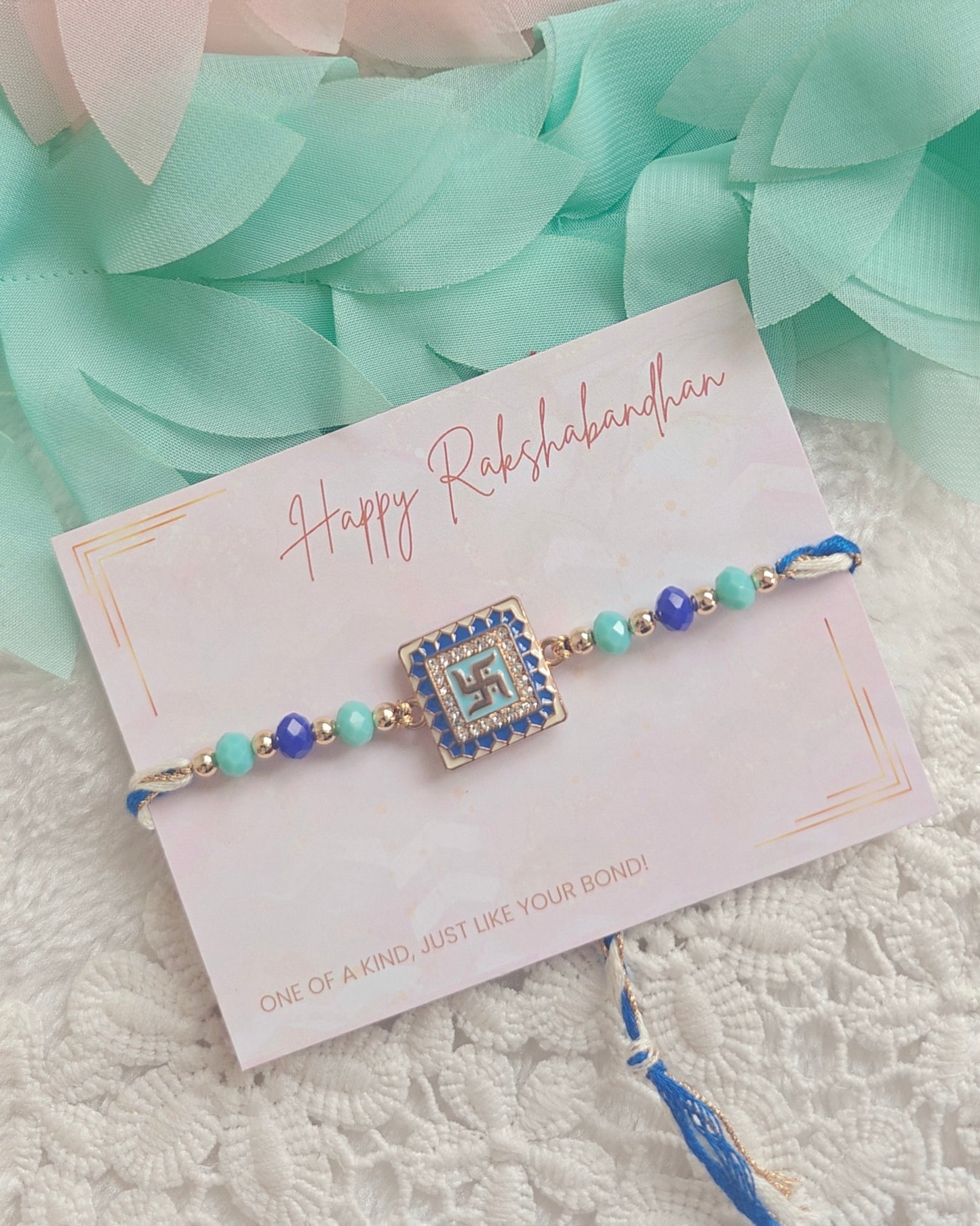 Swastik Kundan Rakhi