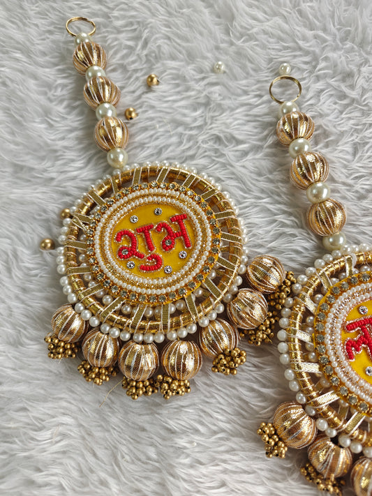 Traditional Shubh Labh Pair