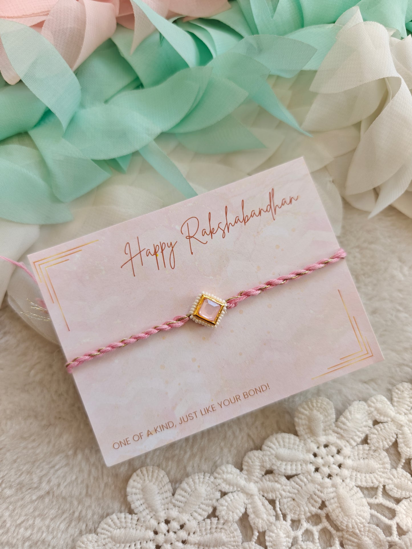 Pastel Square Rakhi
