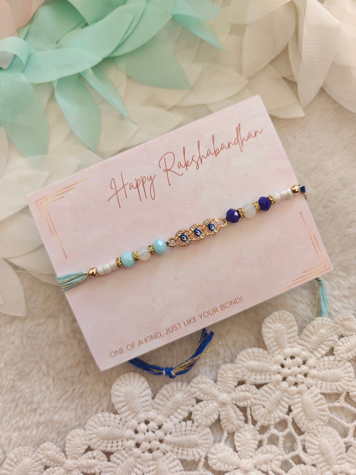 Triple Evil Eye Protection Rakhi