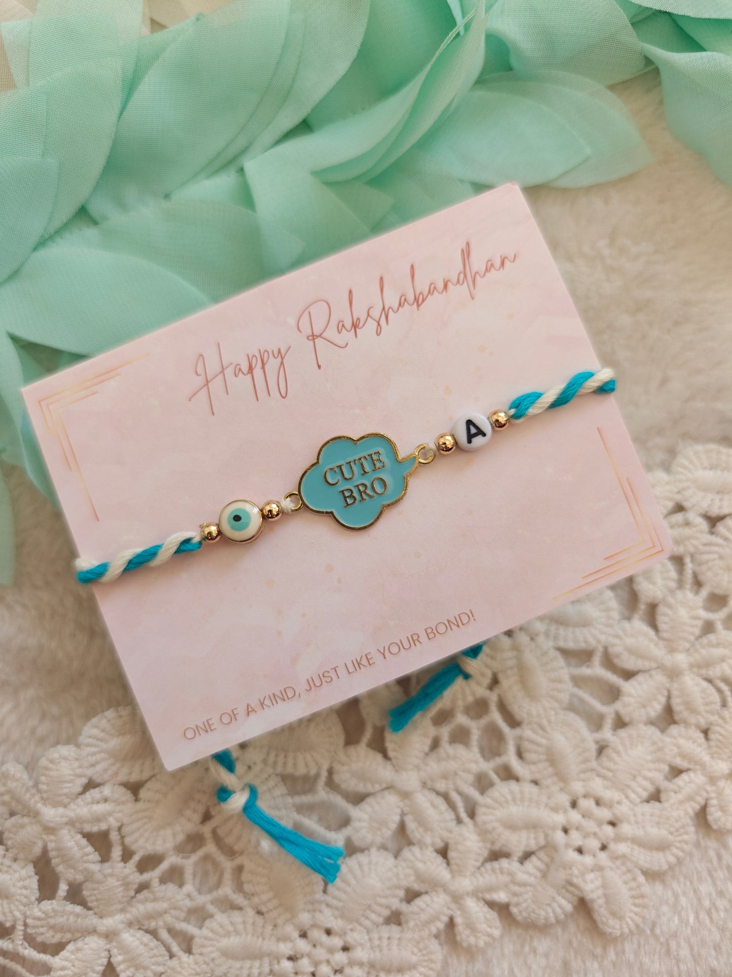 Cute Bro Initial Rakhi