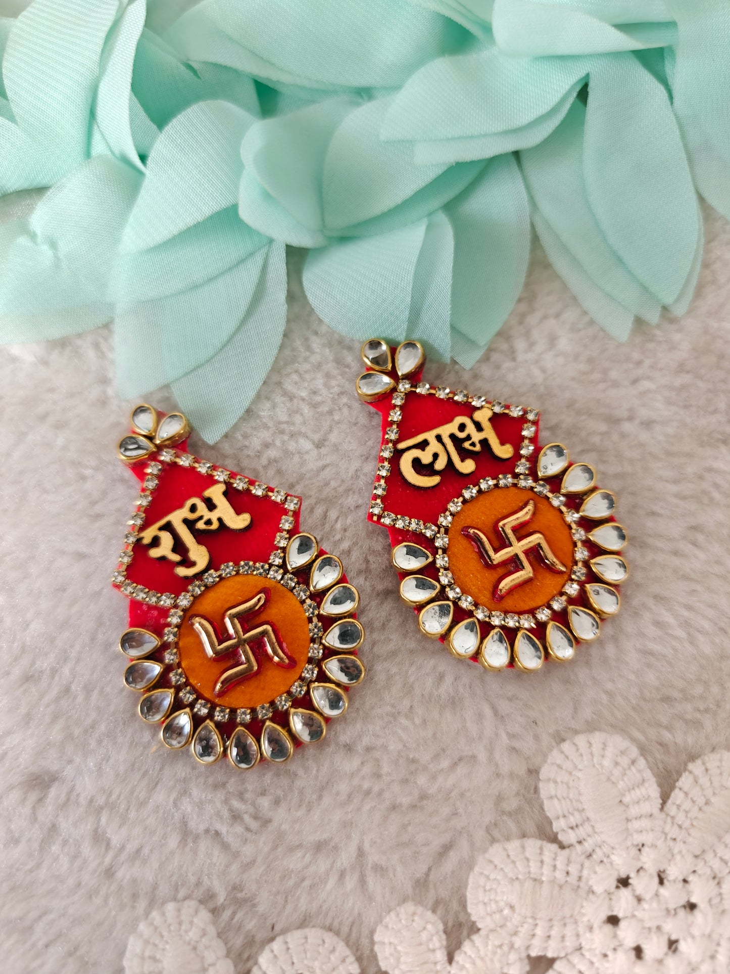 Shubh Labh Swastik Radiance Pair