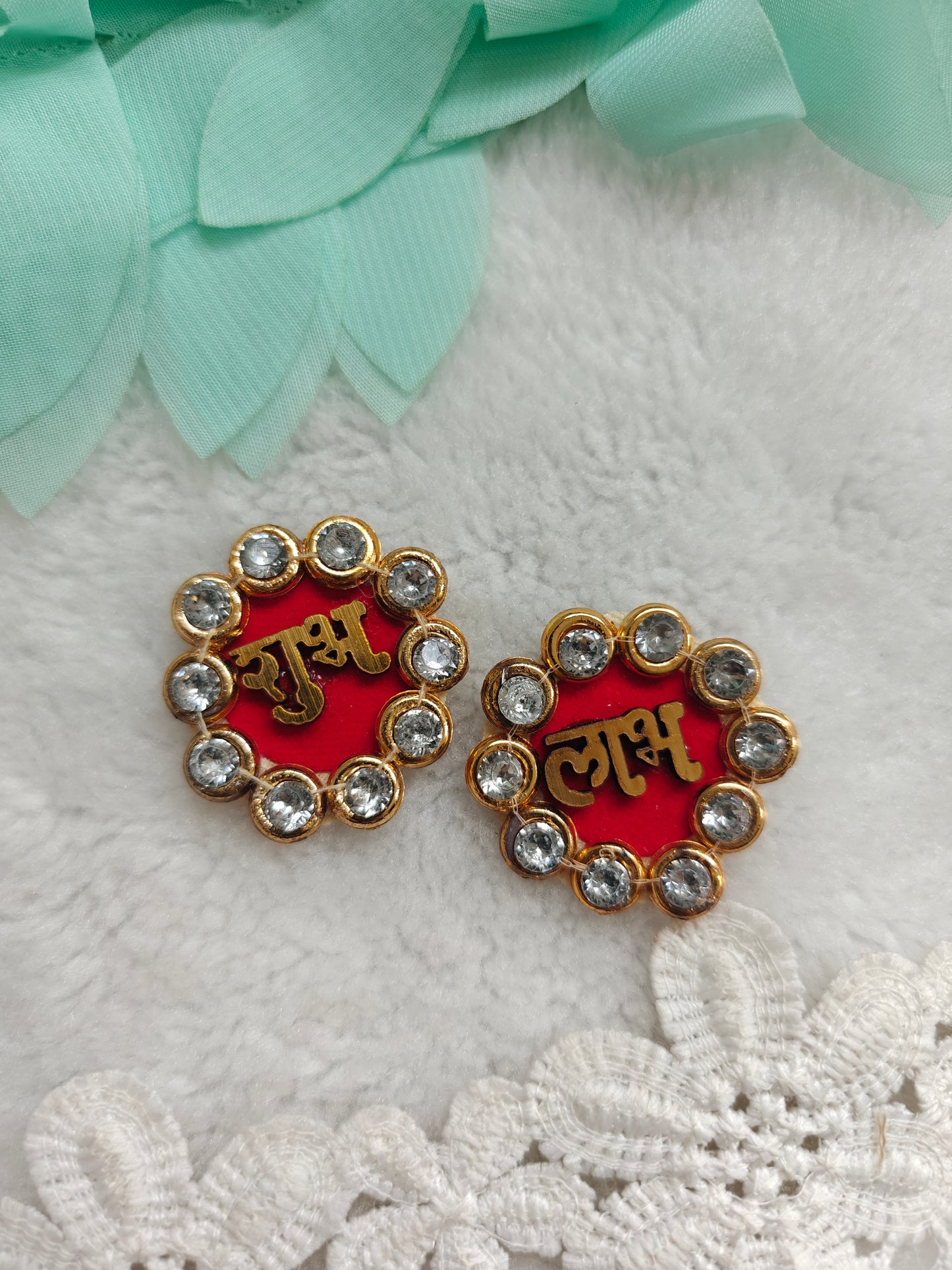Shubh Labh Crystal Pair