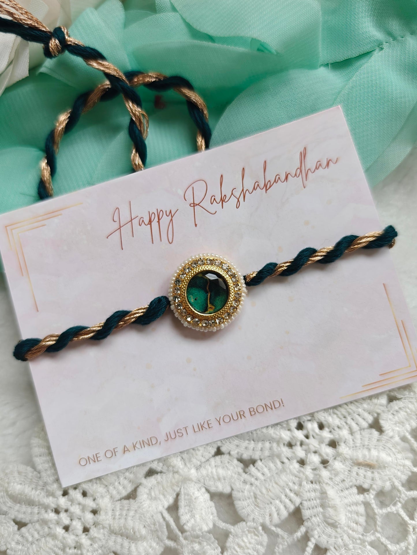 Celestial Marble Rakhi