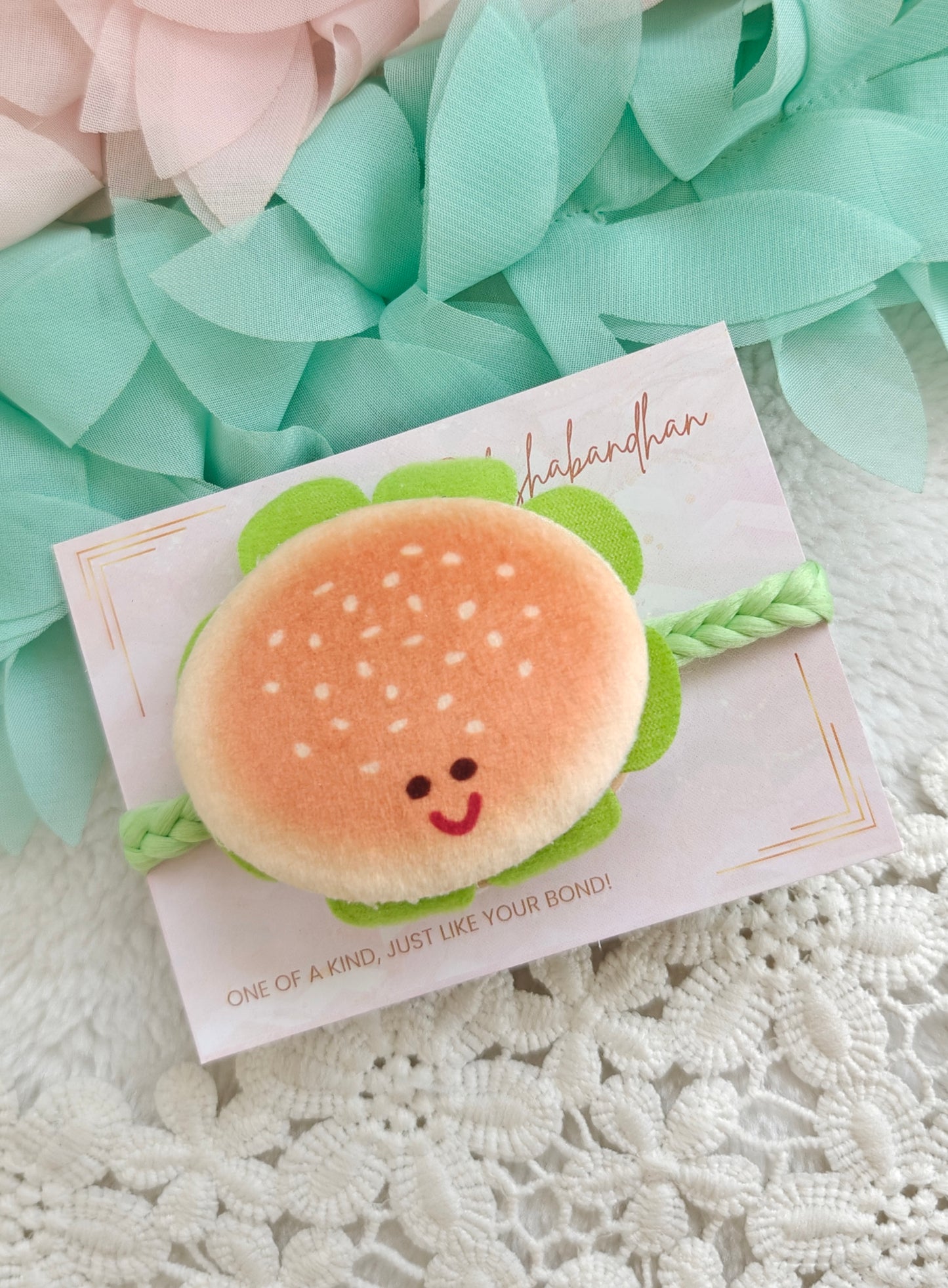 Happy Burger Kids Rakhi