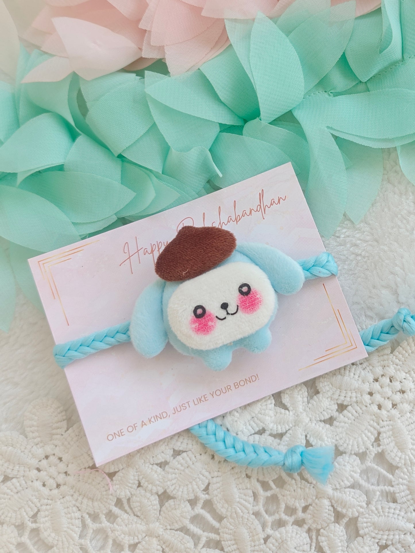 Cute Puppy Plush Rakhi