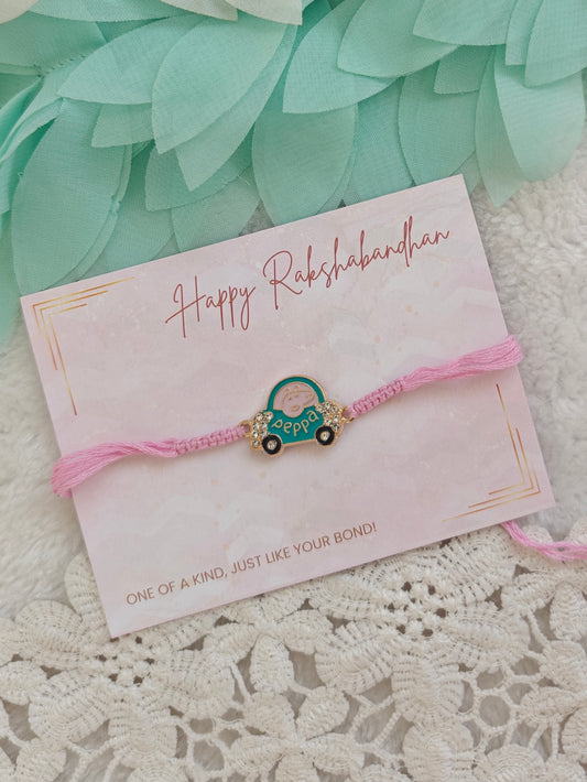 Peppa Car Kids Rakhi