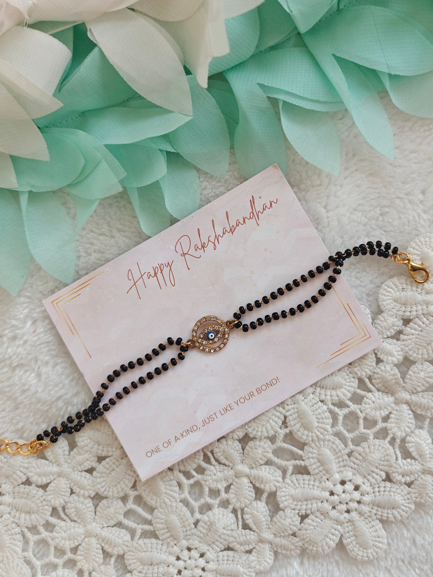 Evil Eye Mangalsutra Bracelet