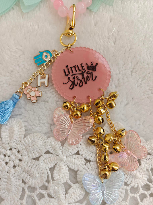 Little Sister Butterfly Bag Charm