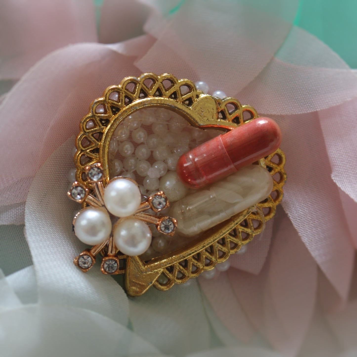 Pearl Heart Roli Chawal