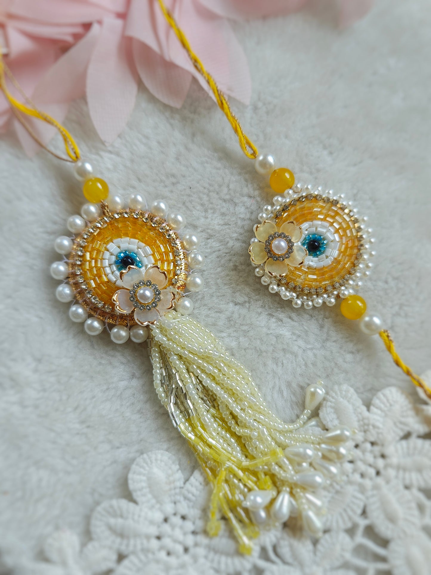 Evil Eye Rakhi Lumba Set
