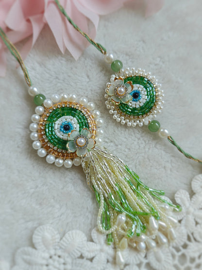Evil Eye Rakhi Lumba Set