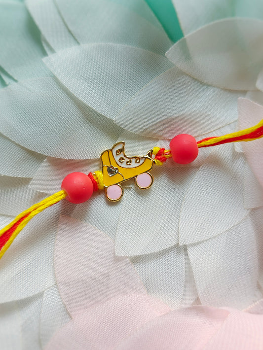 Cute Roller Skate Kids Rakhi