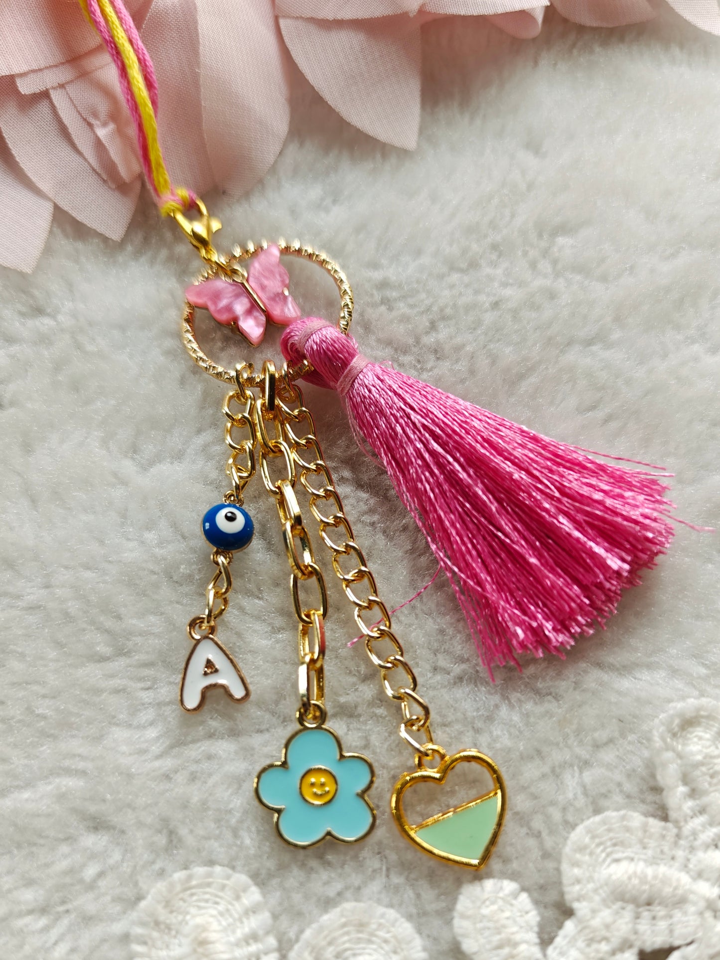 Butterfly Tassel Bag Charm Lumba