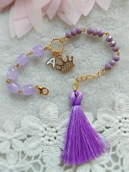 Initial Charm Bracelet Rakhi