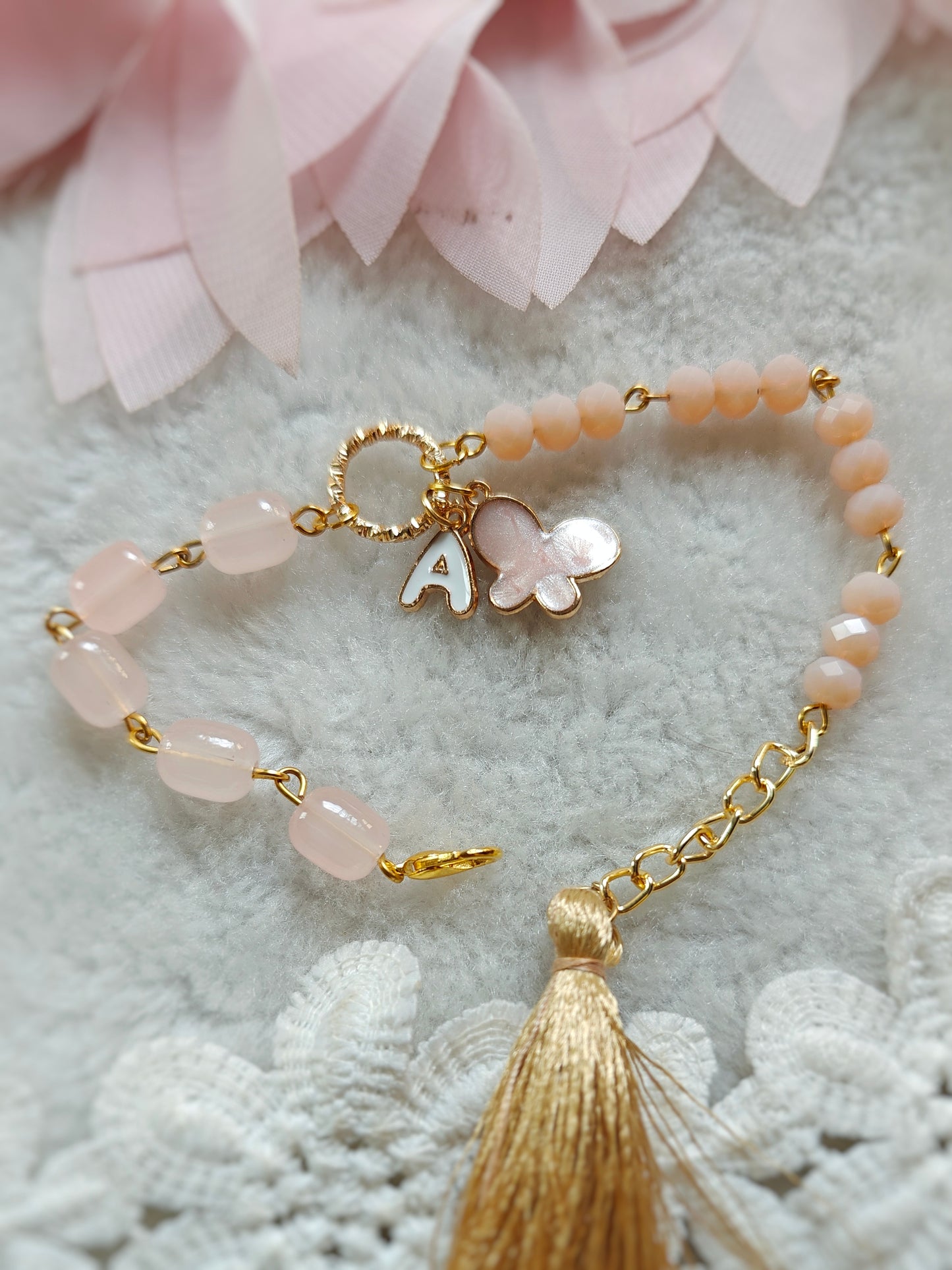 Initial Charm Bracelet Rakhi