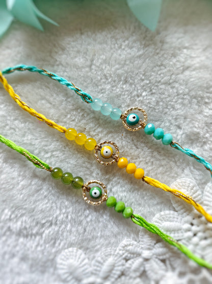 Vibrant Evil Eye Rakhi