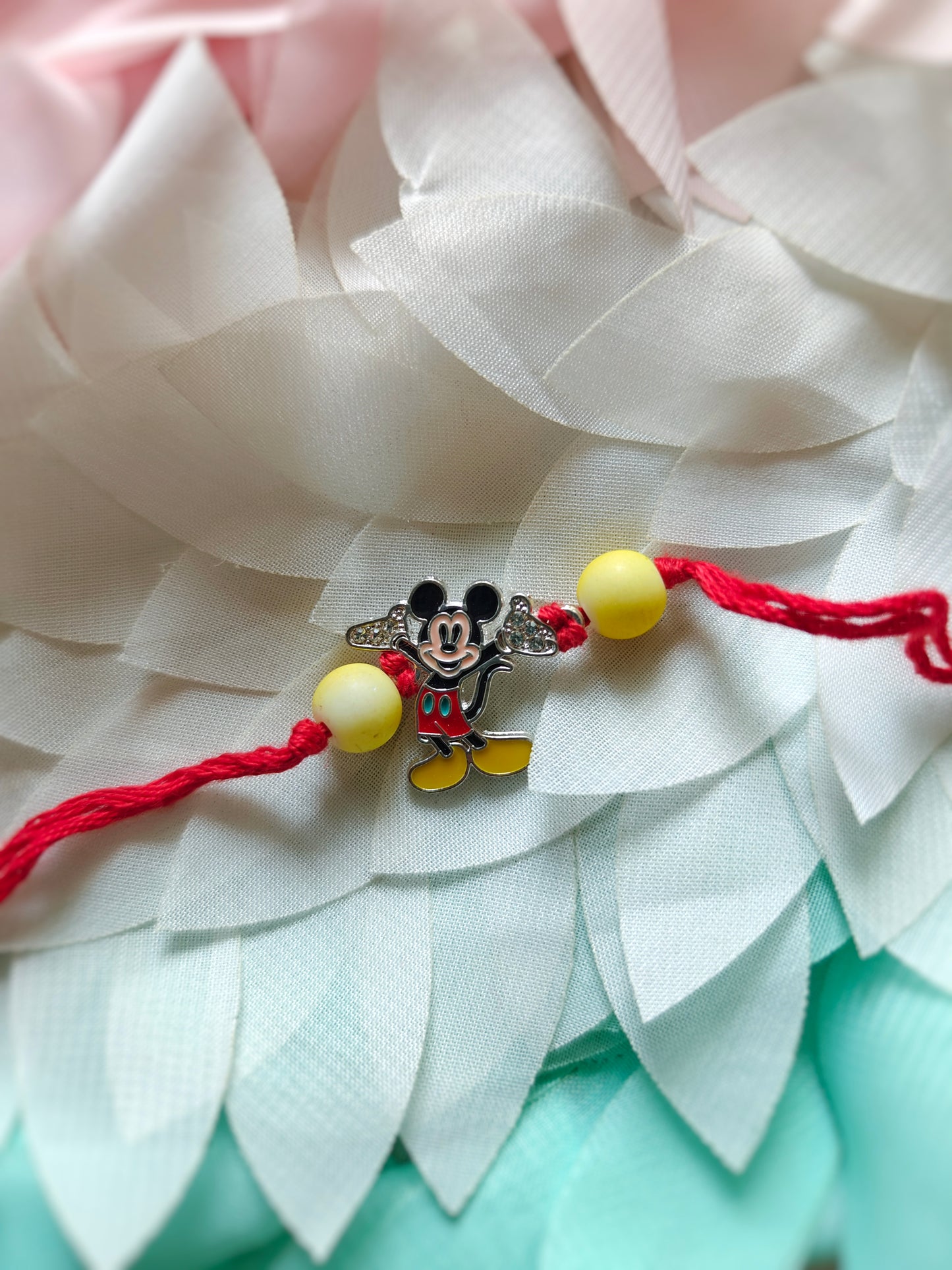 Sparkle Mickey Mouse Kids Rakhi