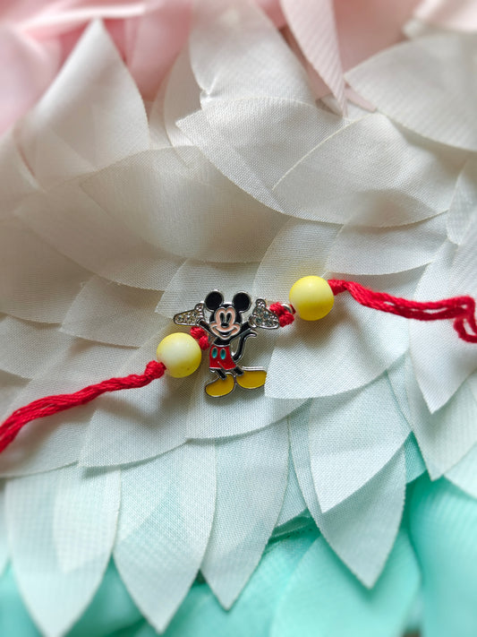Sparkle Mickey Mouse Kids Rakhi