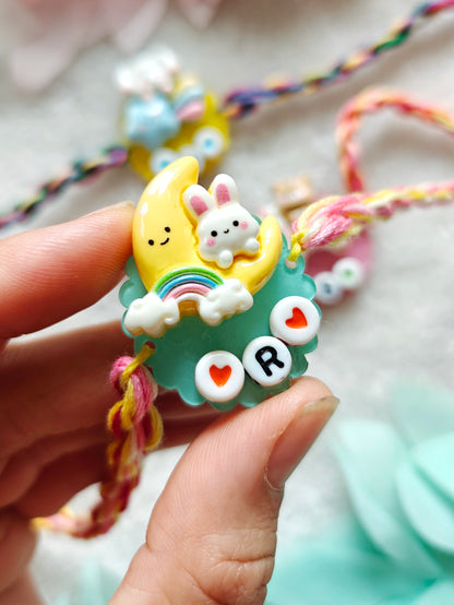 Customised Pastel Charm Kids Rakhi
