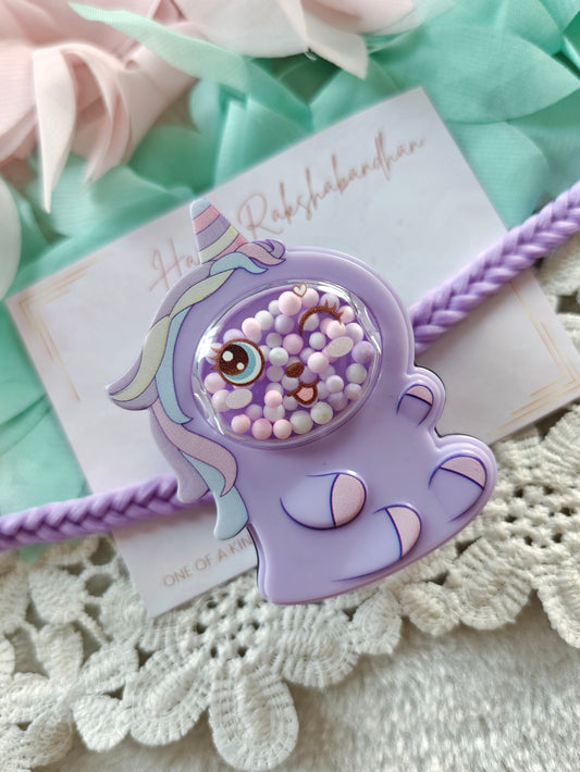 Unicorn Sharpener Kids Rakhi
