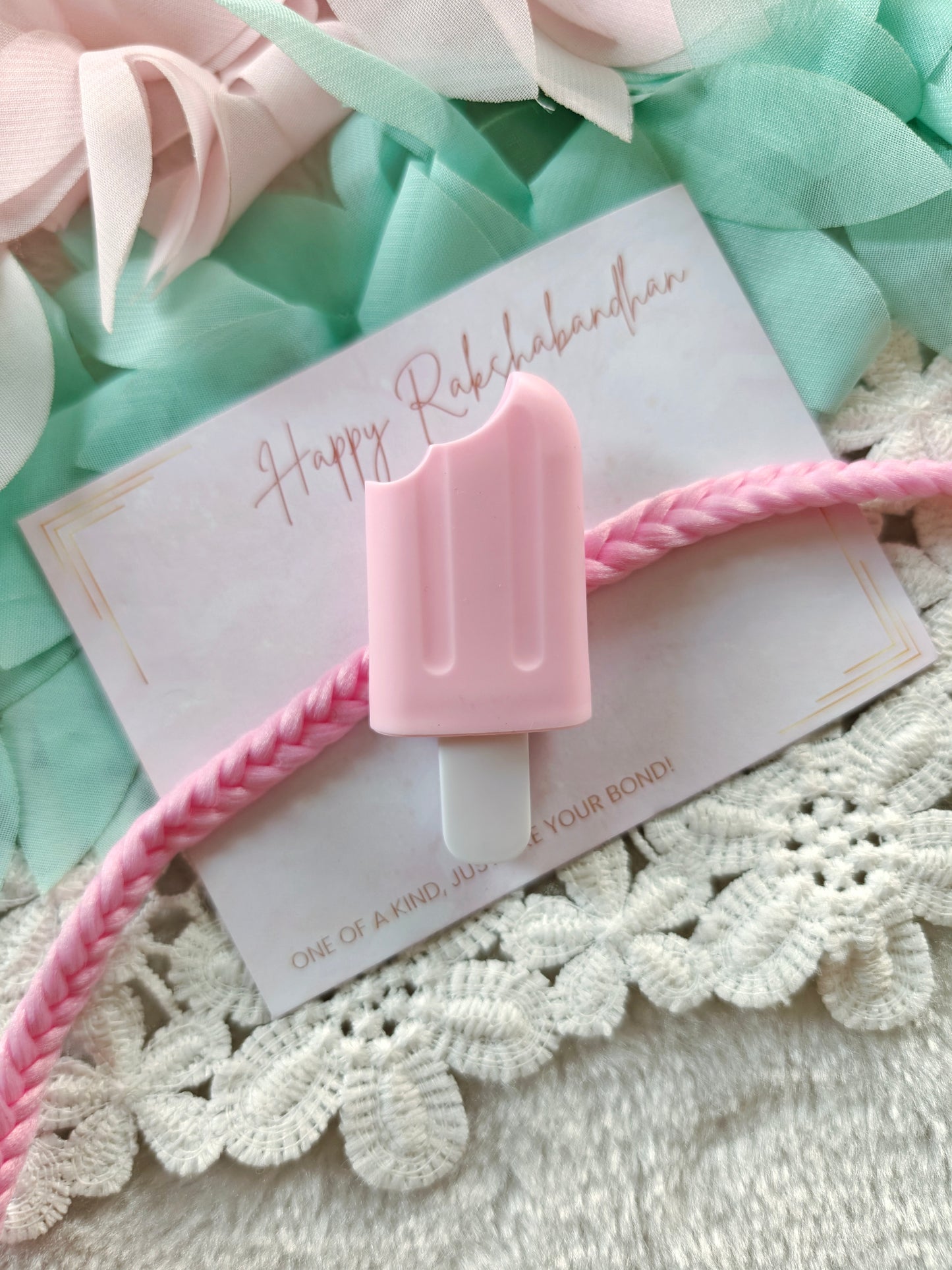 Ice Cream Highlighter Kids Rakhi