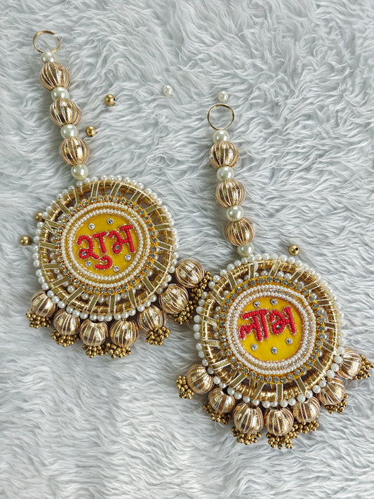 Traditional Shubh Labh Pair