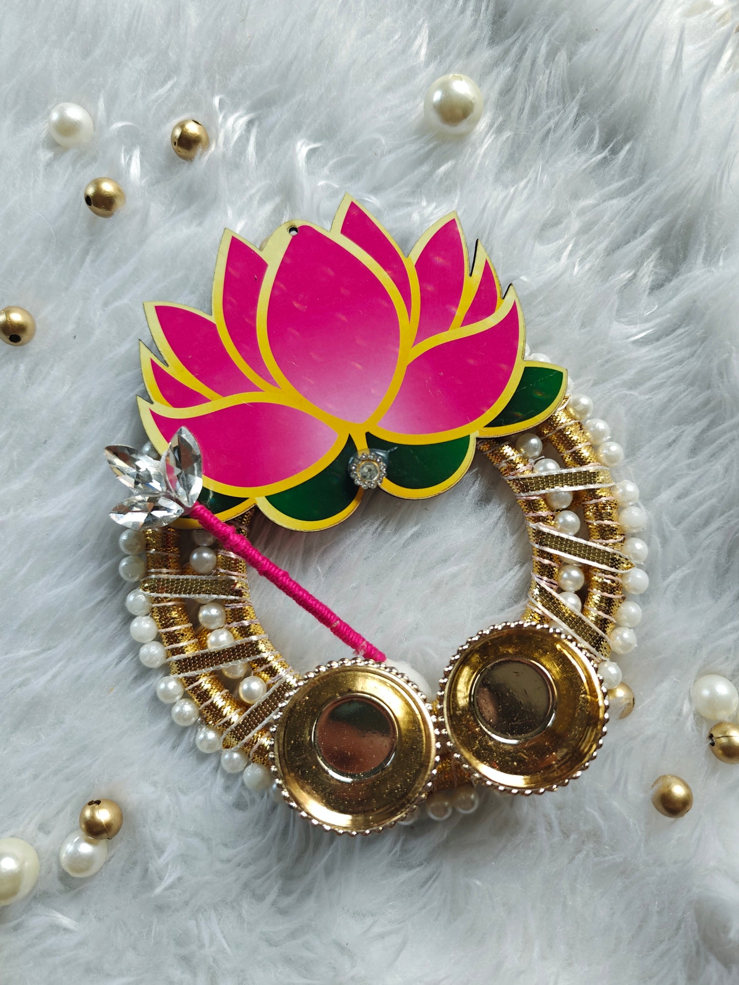Handcrafted Lotus Tilak Plate