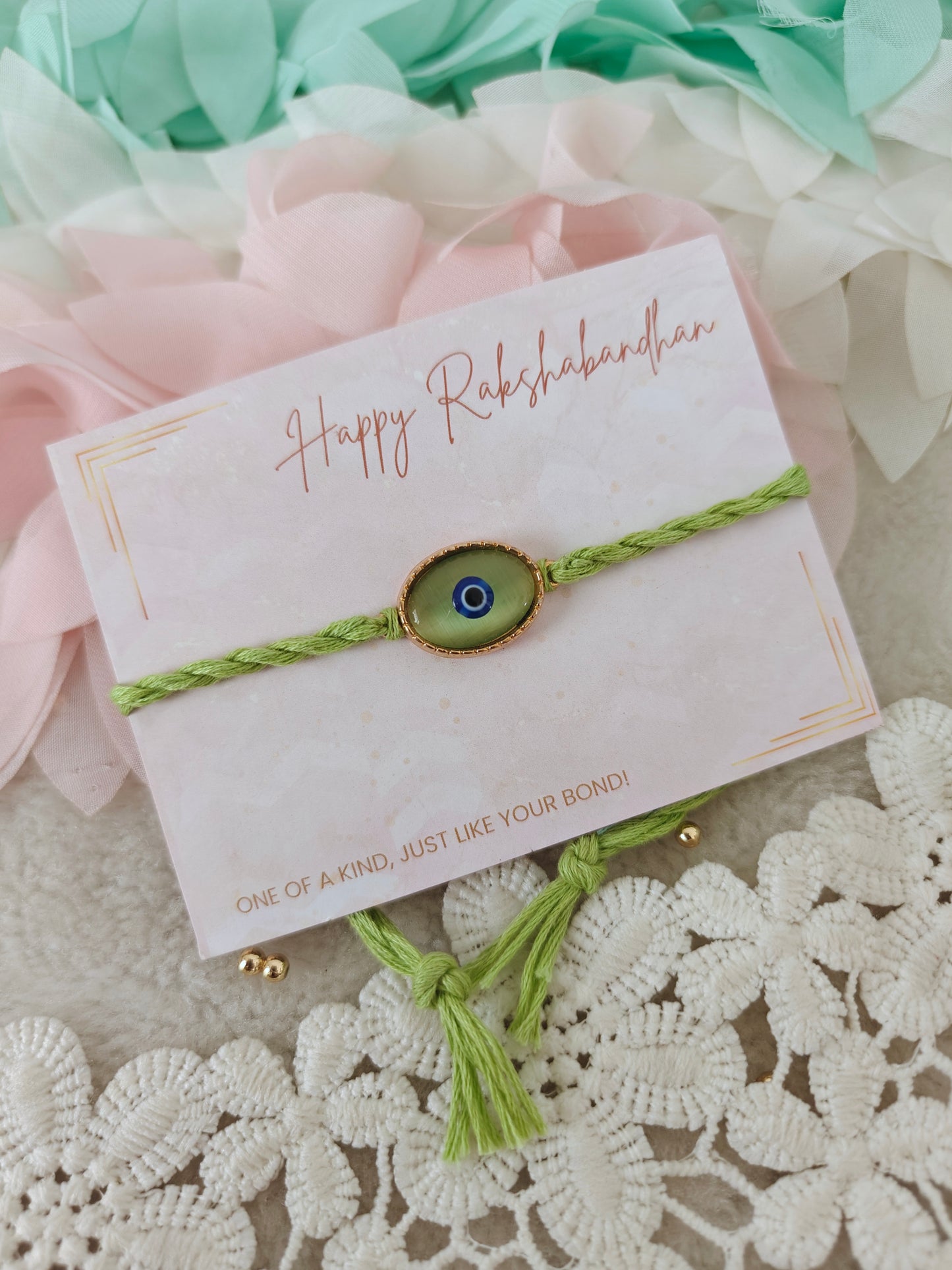Evil Eye Oval Rakhi