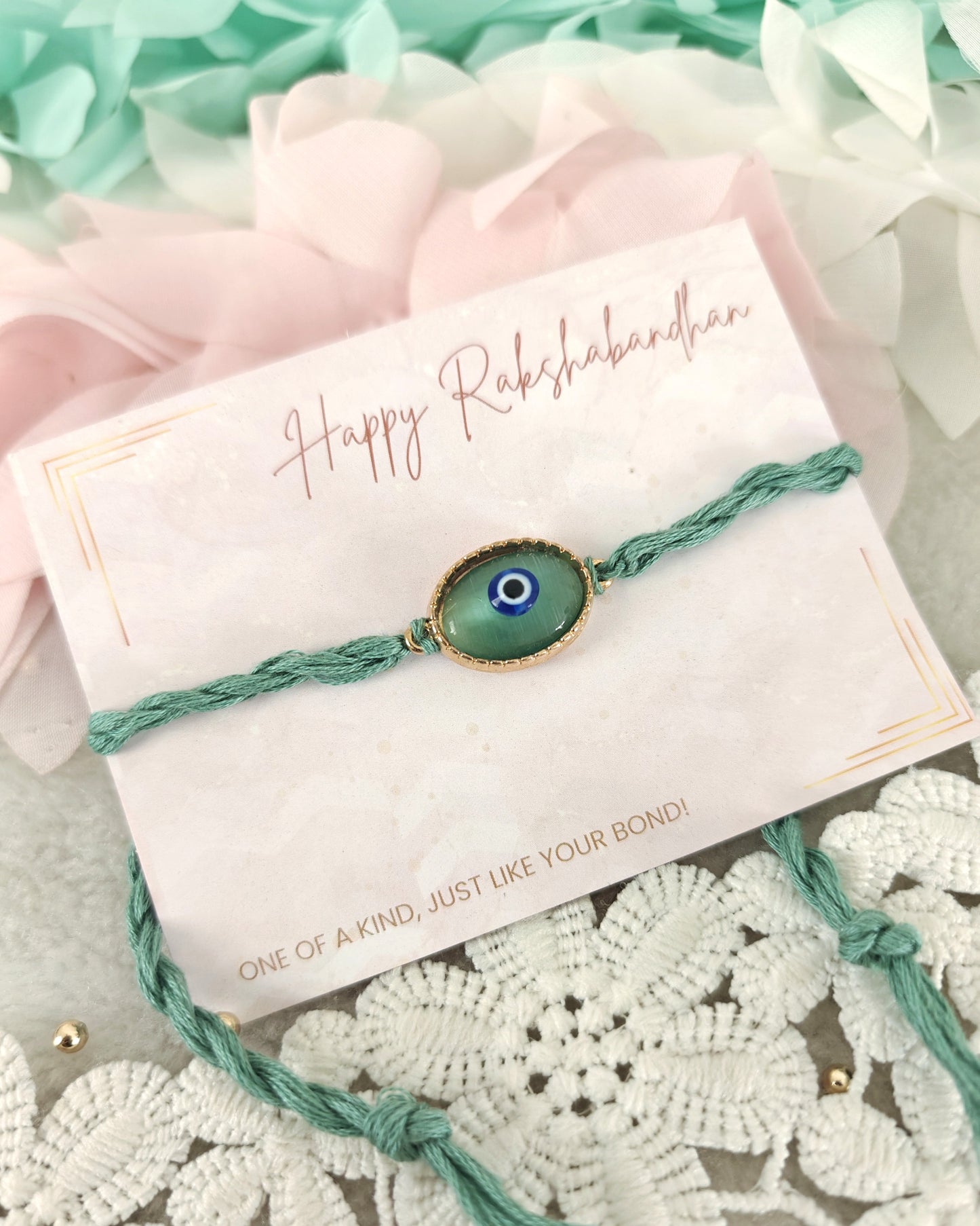 Evil Eye Oval Rakhi