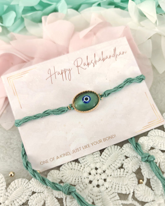 Evil Eye Oval Rakhi