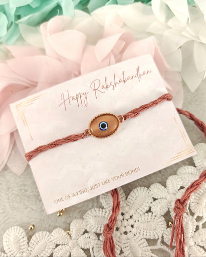 Evil Eye Oval Rakhi