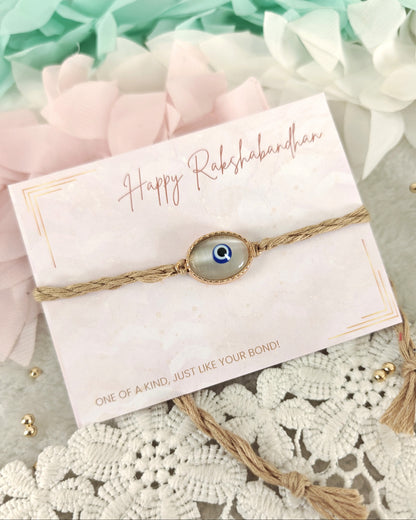 Evil Eye Oval Rakhi