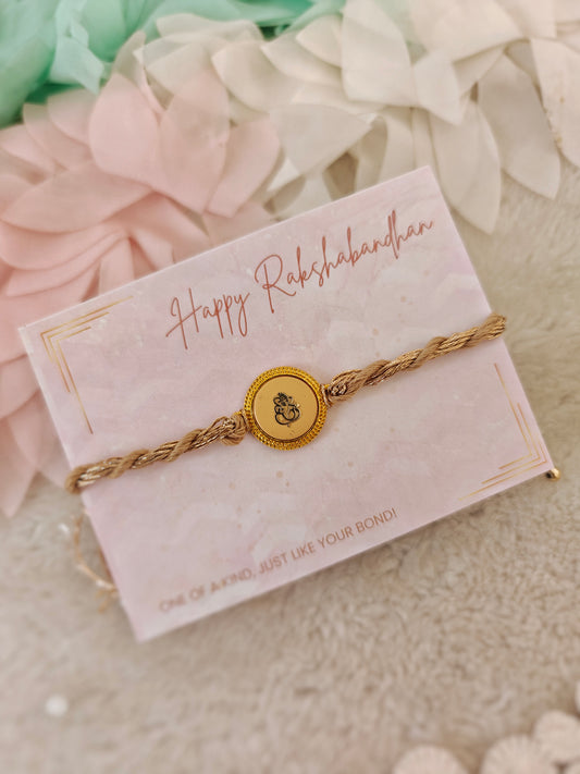 Divine Ganesha Dial Rakhi