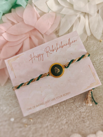 Divine Ganesha Dial Rakhi