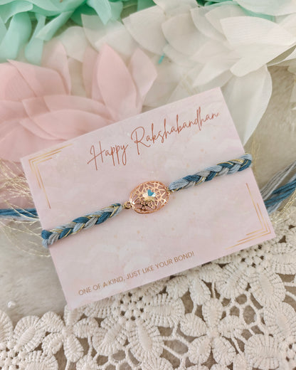 Celestial Crystal Web Rakhi