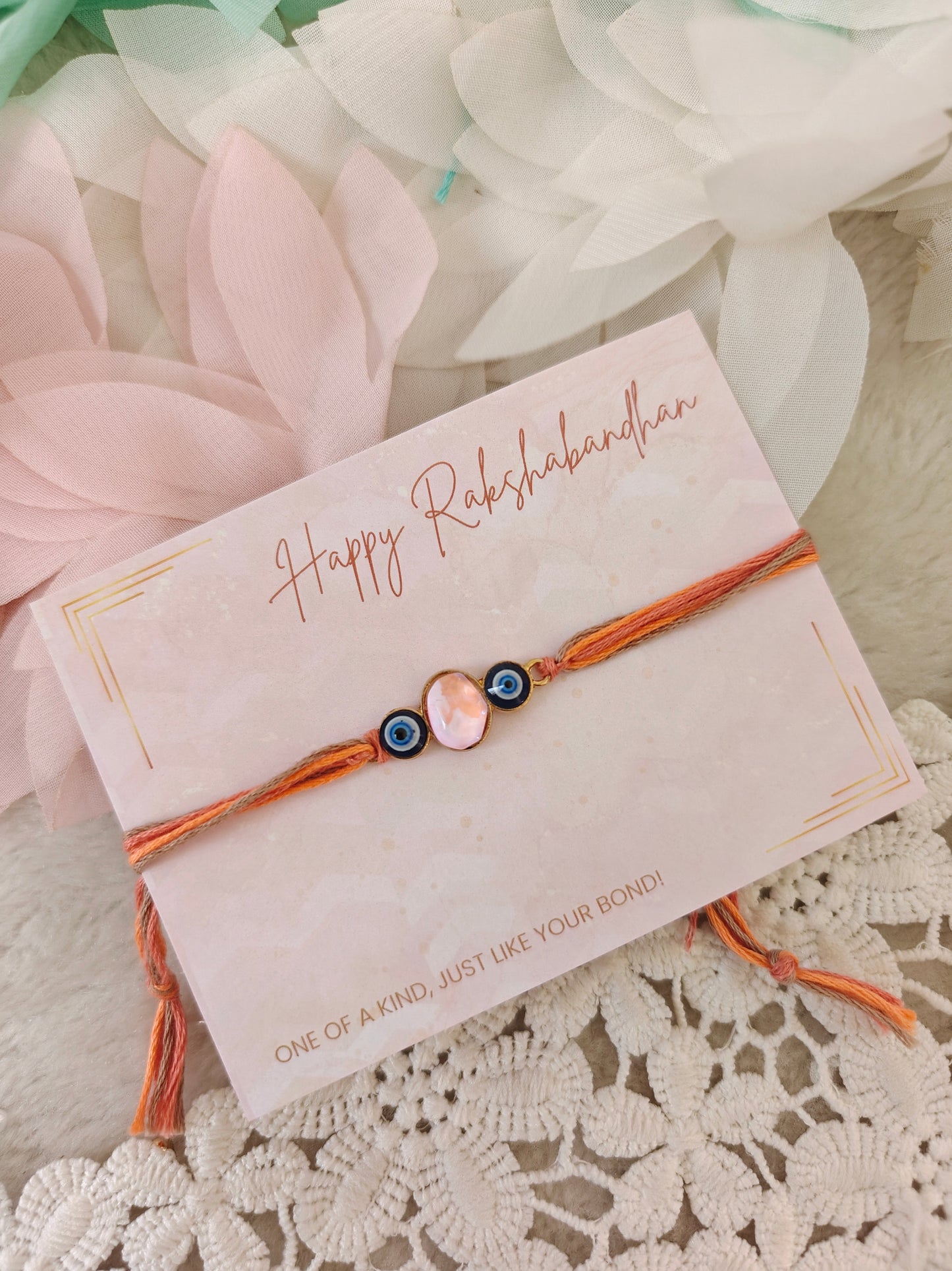 Dual Nazar Stone Rakhi