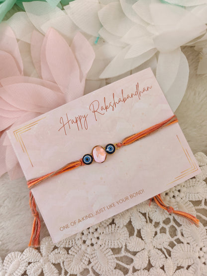 Dual Nazar Stone Rakhi