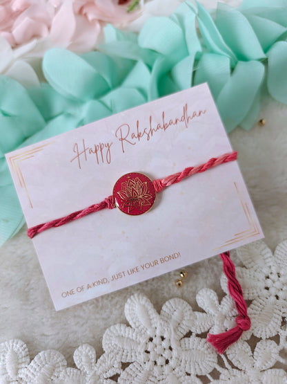 Sacred Lotus Rakhi