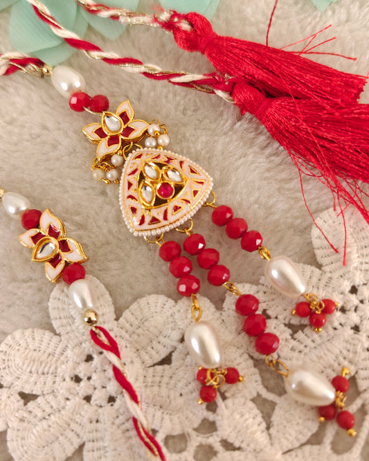 Noor Drop Rakhi Lumba Set