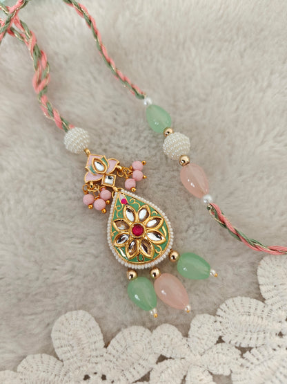Regal Drop Rakhi Lumba Set